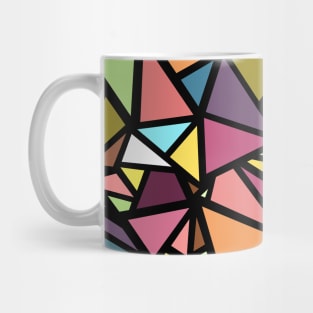 Colorful triangles pattern 6 Mug